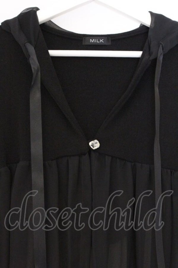画像2: MILK / ドレスパーカー  クロ O-26-03-07-1074-ML-TO-OW-OS (2)