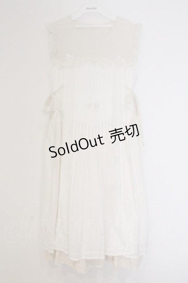 画像1: PINK HOUSE / 配色ローンレイヤードワンピース  キナリ O-26-03-07-1076-LO-OP-OW-OS (1)