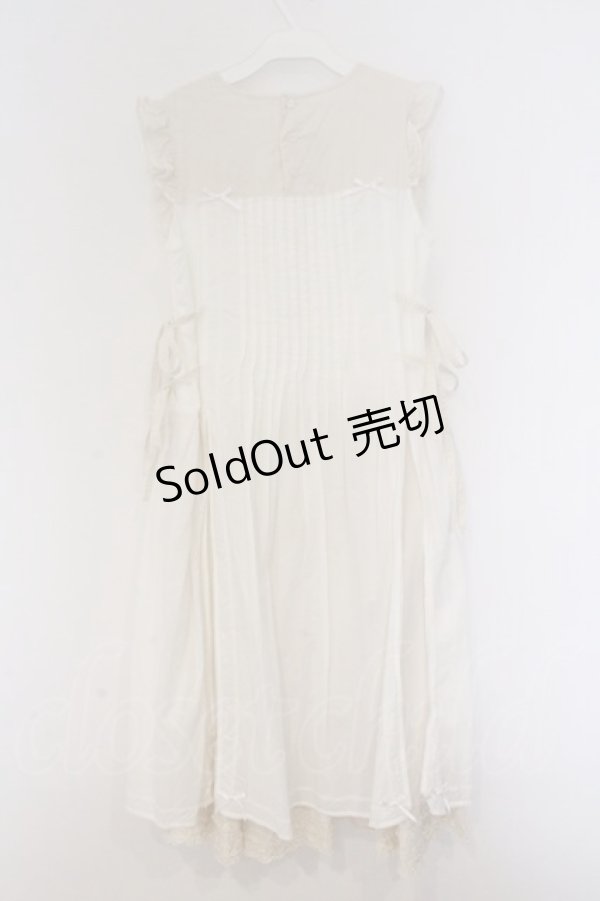 画像4: PINK HOUSE / 配色ローンレイヤードワンピース  キナリ O-26-03-07-1076-LO-OP-OW-OS (4)