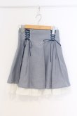 画像1: Secret Honey / バックティアードミニスカート 2 ライトブルー×シロ O-26-03-07-1010-CA-SK-IG-OS (1)