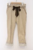画像1: axes femme / ウエストリボンチノパン  ベージュ O-26-03-07-1025-AX-PA-IG-OS (1)