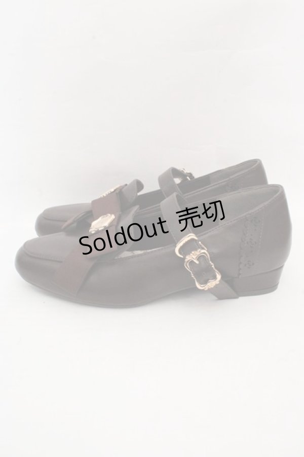 画像2: m petit by misako / NINA'Sコラボパンプス S ブラウン O-26-03-07-068-LO-SH-IG-OS (2)