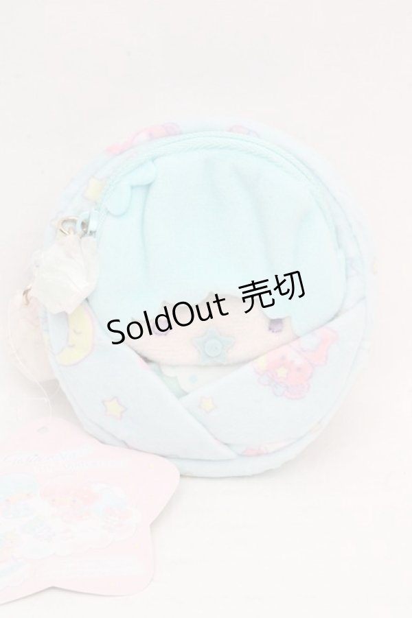 画像1: サンリオ / リトルツインスターズポーチセット  キキ（サックス） O-26-03-07-073-EL-ZA-OW-OS (1)