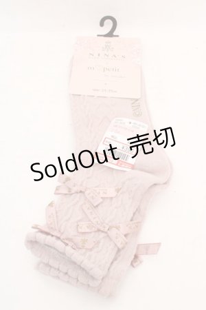 画像: m petit by misako / AMCSNIフロートリボン 23-25cm ピンク O-26-03-07-074-LO-ZA-OW-ZT0311E