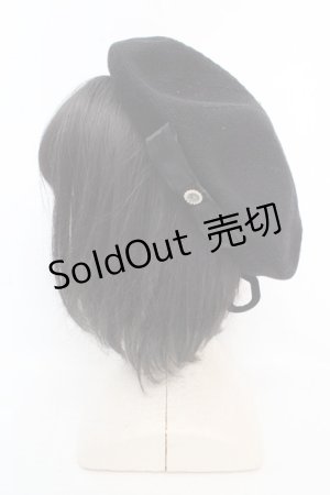 画像: m petit by misako / NINA's AMカメオベレー 57.5cm クロ O-26-03-07-083-LO-AC-OW-ZT0311E