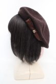 画像1: m petit by misako / NINA's AMカメオベレー 57.5cm ブラウン O-26-03-07-084-LO-AC-OW-OS (1)