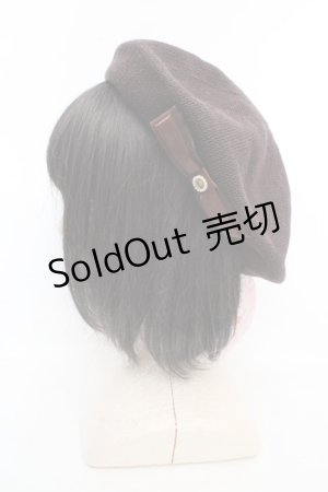 画像: m petit by misako / NINA's AMカメオベレー 57.5cm ブラウン O-26-03-07-084-LO-AC-OW-OS