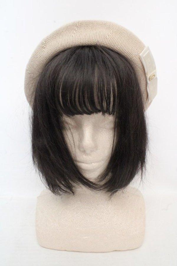 画像2: m petit by misako / NINA's AMカメオベレー 57.5cm ベージュ O-26-03-07-085-LO-AC-OW-OS (2)