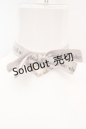 画像: Rose Marie seoir / ロゴリボンチョーカー  ピンク O-26-03-07-090-EL-AC-OW-ZT0311E