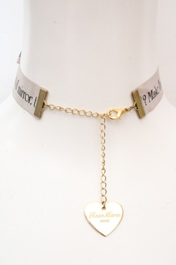 画像3: Rose Marie seoir / ロゴリボンチョーカー  ピンク O-26-03-07-090-EL-AC-OW-OS (3)