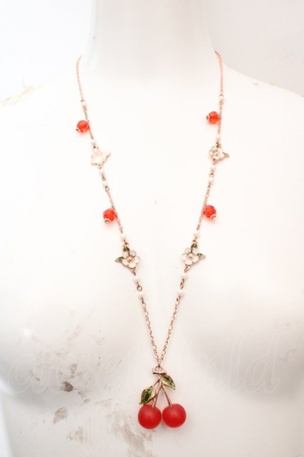 画像1: axes femme / フルーツモチーフネックレス   O-26-03-07-091-AX-AC-OW-OS (1)