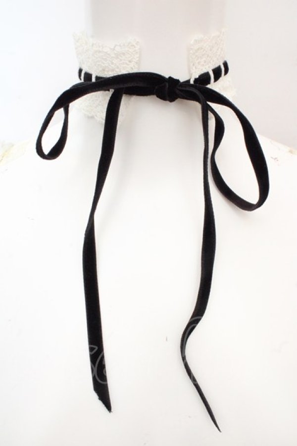 画像3: Heart E / いちごチョーカー  シロ×クロ×アカ O-26-03-07-092-LO-AC-OW-OS (3)