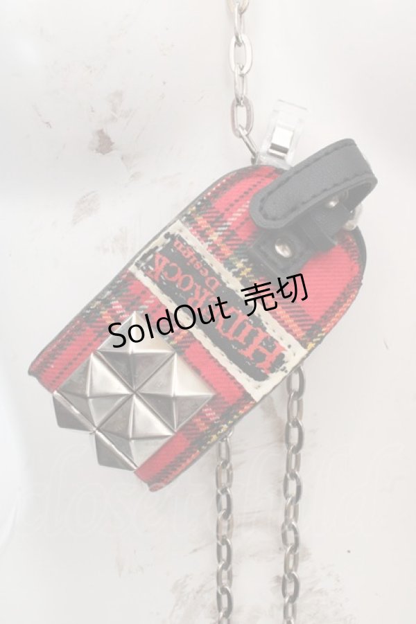 画像4: HIDEROCK Design / カフ付きチョーカー  レッド×ブラック O-26-03-07-094-PU-AC-OW-OS (4)