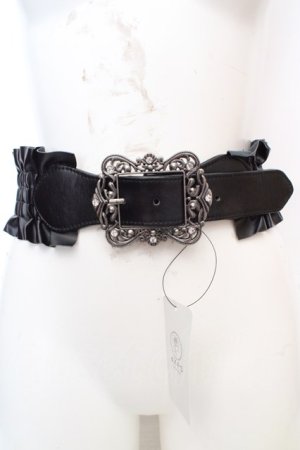 画像: axes femme / クラシカルバックルベルト  クロ O-26-03-07-095-AX-AC-OW-OS