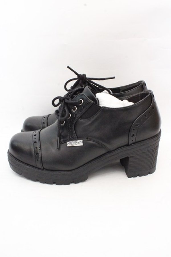 画像1: YOSUKE / レースアップシューズ S ブラック O-26-03-07-2008-PU-SH-IG-OS (1)