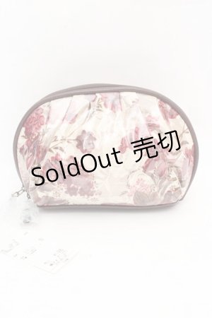 画像: axes femme / クリアラウンドポーチ  アカ O-26-03-07-014-AX-ZA-OW-OS