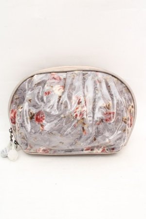 画像: axes femme / クリアラウンドポーチ  グレー O-26-03-07-015-AX-ZA-OW-OS