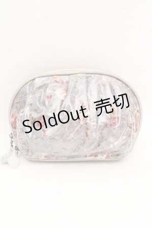 画像: axes femme / クリアラウンドポーチ  グレー O-26-03-07-015-AX-ZA-OW-OS