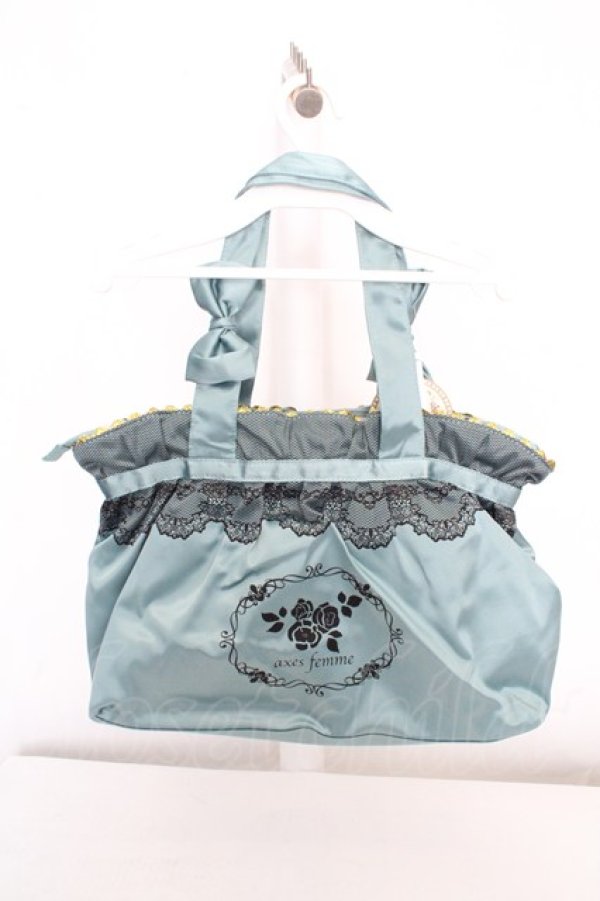 画像3: axes femme / DISNEYコラボアリスバッグ  グリーン O-26-03-07-017-AX-BG-OW-OS (3)