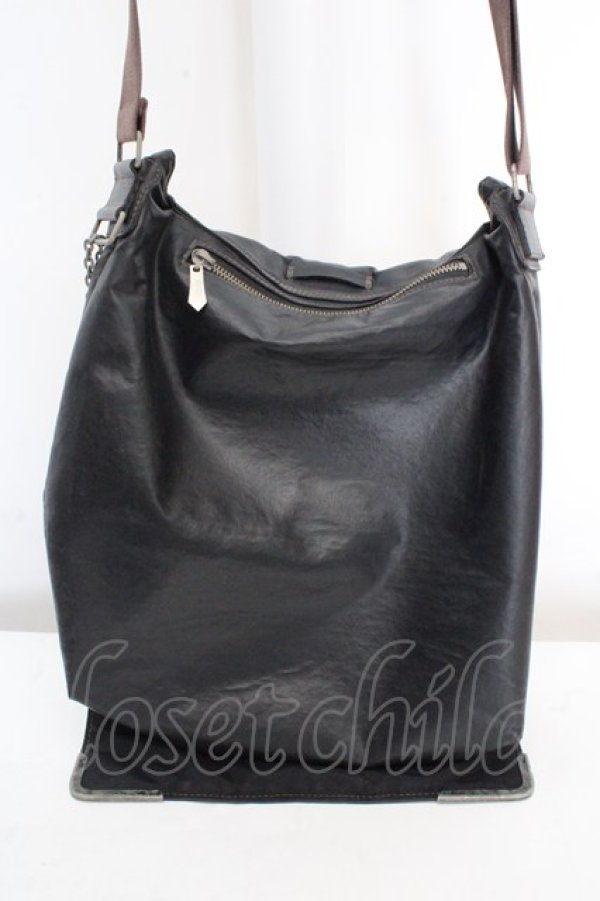 画像4: Jean Paul GAULTIER / チャーム付きメッセンジャーバッグ  ブラック O-26-03-07-020-GO-BG-YM-OS (4)