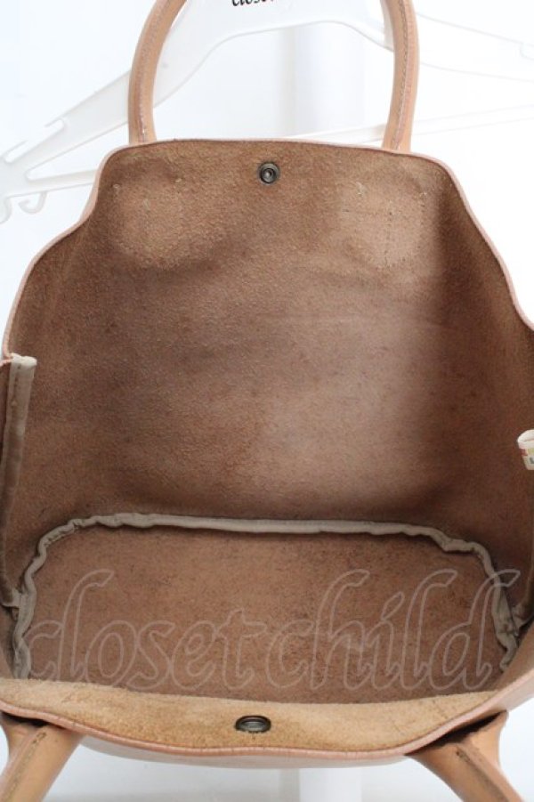 画像3: WONDERFUL WORLD / レザーバッグ  ベージュ O-26-03-07-024-LO-BG-IG-OS (3)