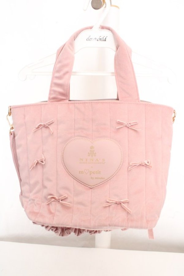 画像1: m petit by misako / 2WAYバッグ  ピンク O-26-03-07-031-LO-BG-IG-OS (1)