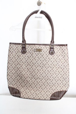 画像: axes femme / 異素材コンビトートバッグ  ブラウン系 O-26-03-07-034-AX-BG-OW-OS