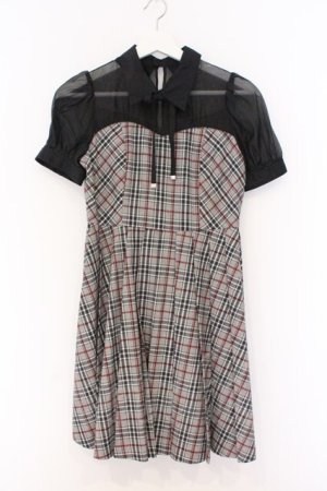 画像: EATME / ドッキングワンピース S グレー×クロ O-26-03-08-034-LO-OP-OW-OS