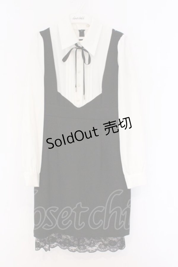 画像1: EATME / メイドライクワンピース S クロ×シロ O-26-03-08-036-LO-OP-OW-OS (1)