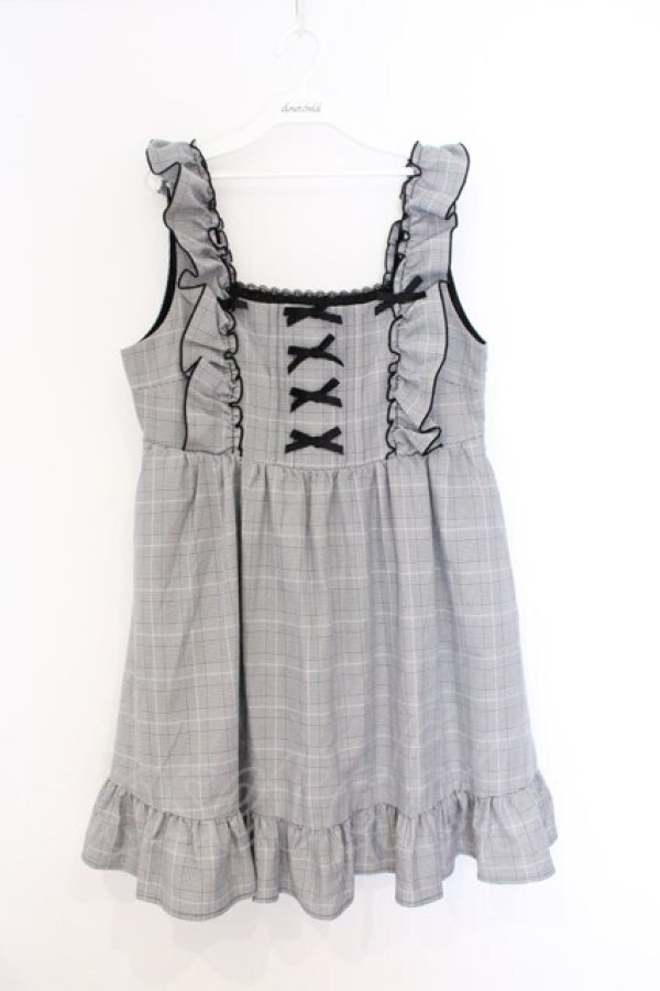 画像1: DearMyLove / フリルリボンジャンスカワンピース LL クロ O-26-03-08-007-EL-OP-OW-OS (1)