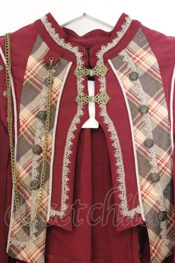 画像2: Ozz oneste / Rosy clown ジャケット  ワイン O-26-03-08-010-OO-JA-OW-OS (2)