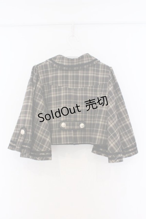 画像3: axes femme POETIQUE / ダブルボタンケープジャケット M グリーン O-26-03-08-016-AX-JA-OW-OS (3)