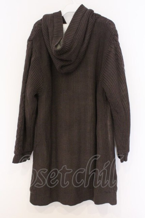 画像3: axes femme / 裏ボアコーデイガン F ブラウン O-26-03-08-018-AX-JA-OW-OS (3)