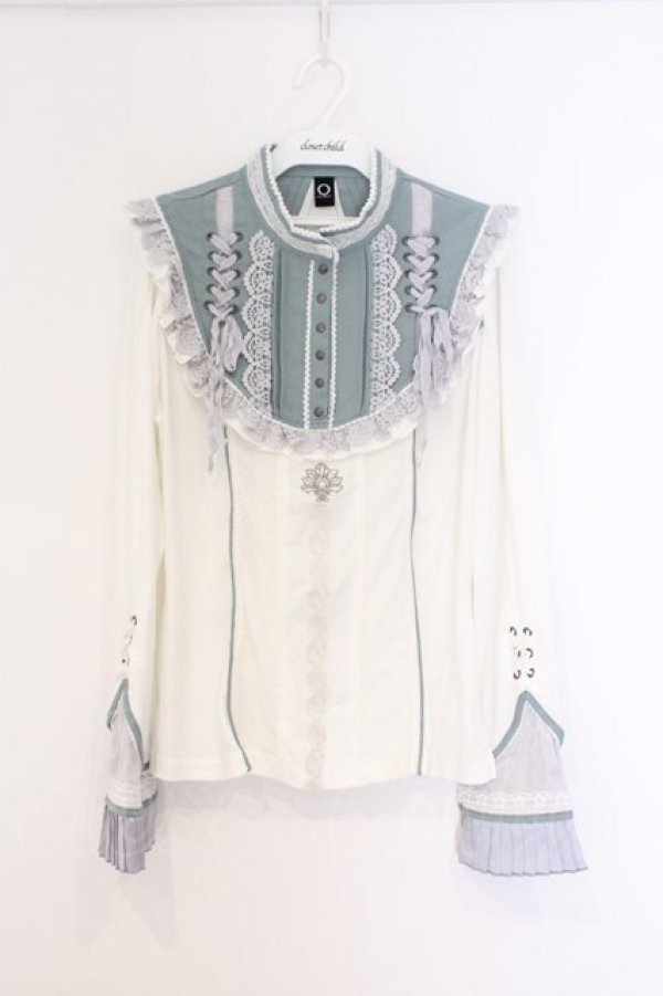 画像1: Ozz oneste / My Cup Of Teaブラウス  グリーン O-26-03-08-019-OO-BL-OW-OS (1)