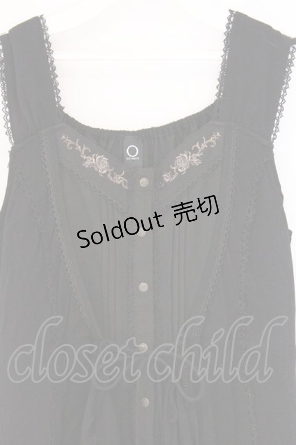 画像2: Ozz oneste / カメオエンジェルジャンパースカート  ブラック O-26-03-08-020-OO-OP-OW-OS (2)