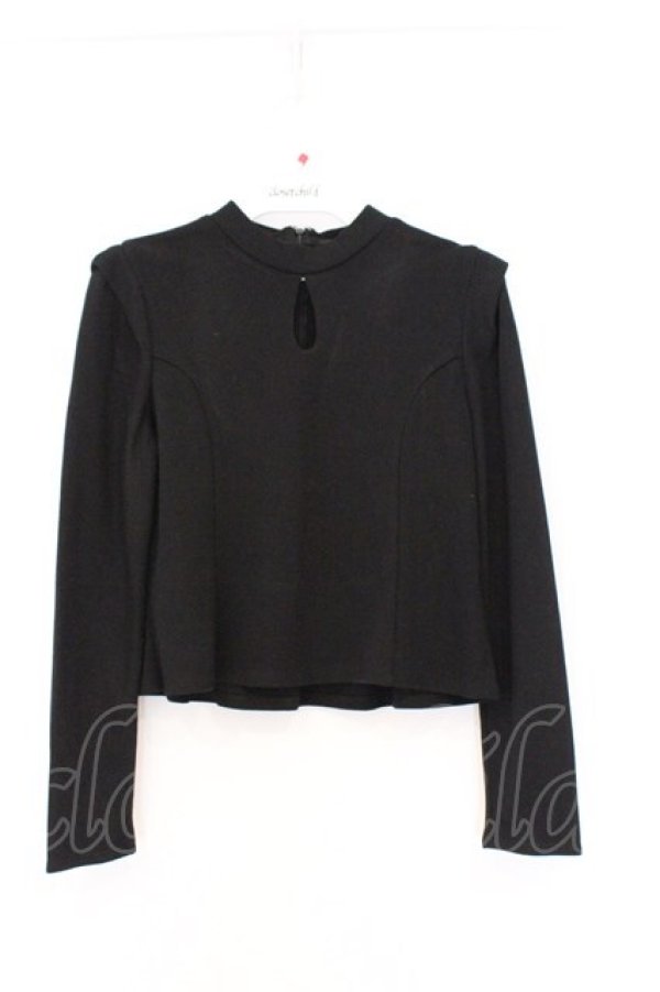 画像1: EATME / 胸あきカットソー F クロ O-26-03-08-025-LO-TO-OW-OS (1)