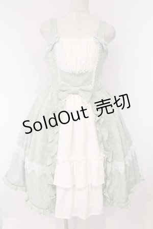 画像: axes femme kawaii / メアリージャンパースカート  ミント×シロ O-26-03-09-001-AX-OP-IG-OS