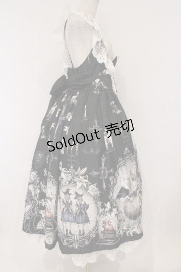 画像5: Royal Princess Alice / Witches' Familiar　粟木こぼねコラボ　2wayドレス  クロ×シロ O-26-03-09-002-LO-OP-IG-OS (5)