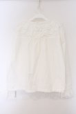 画像4: PINK HOUSE / スカラップレース使いダンガリーブラウス  シロ O-26-03-09-027-LO-BL-IG-OS (4)