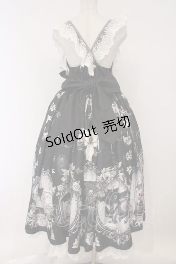 画像6: Royal Princess Alice / Witches' Familiar　粟木こぼねコラボ　2wayドレス  クロ×シロ O-26-03-09-002-LO-OP-IG-OS (6)