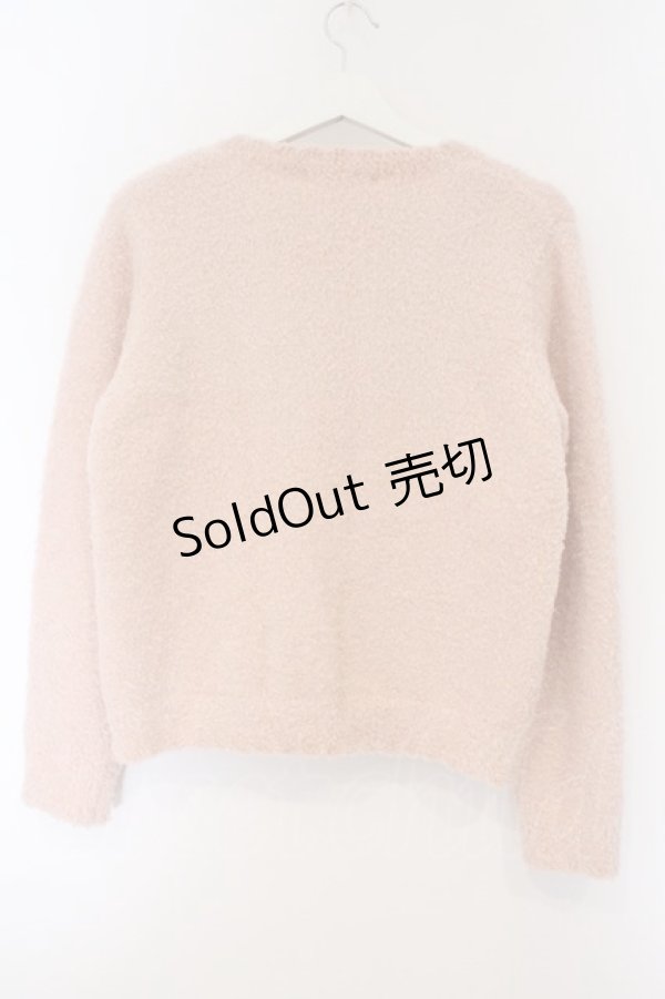 画像5: PINK HOUSE / ホワイトローズモチーフニットカーディガン  ピンク O-26-03-09-028-LO-TO-IG-OS (5)