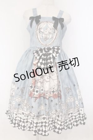 画像: LOLITA / 不思議の国のアリスジャンパースカート L サックス O-26-03-09-003-LO-OP-IG-OS