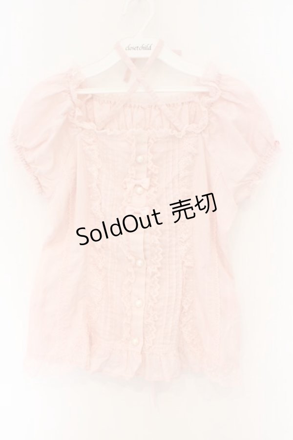 画像1: Angelic Pretty / Nostalgicスクエアブラウス  ピンク O-26-03-09-032-AP-BL-IG-OS (1)