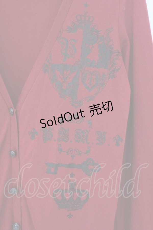 画像2: PUTUMAYO / エンブレムプリントカットカーデイガン  レッド O-26-03-09-037-PT-TO-IG-OS (2)