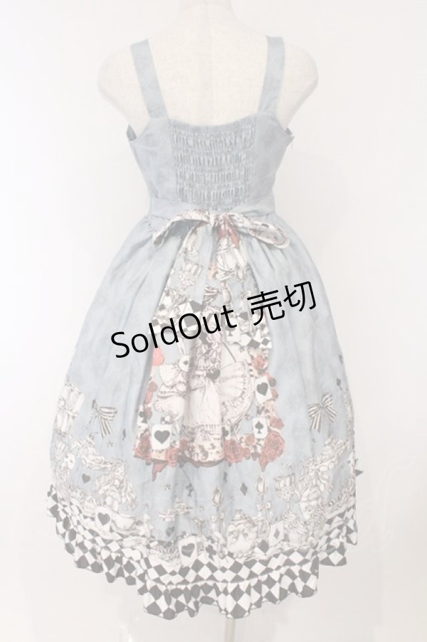 画像4: LOLITA / 不思議の国のアリスジャンパースカート L サックス O-26-03-09-003-LO-OP-IG-OS (4)