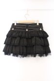 画像4: ALGONQUINS / ティアードミニスカート  ブラック O-26-03-09-040-AL-SK-IG-OS (4)