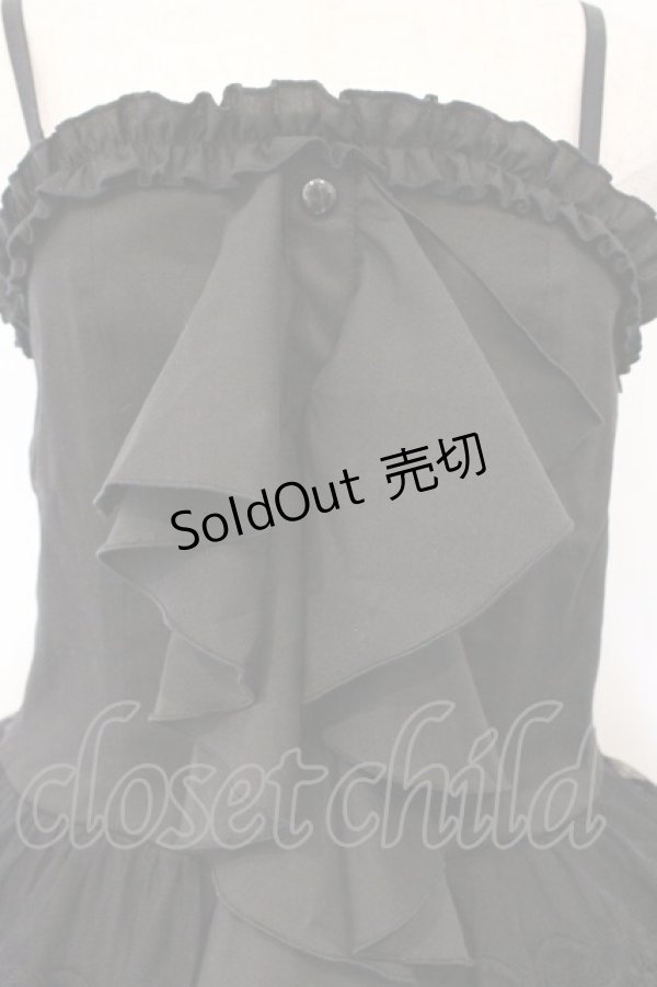 画像2: BPN / フリルベアミニワンピース M ブラック O-26-03-09-043-GO-OP-IG-OS (2)