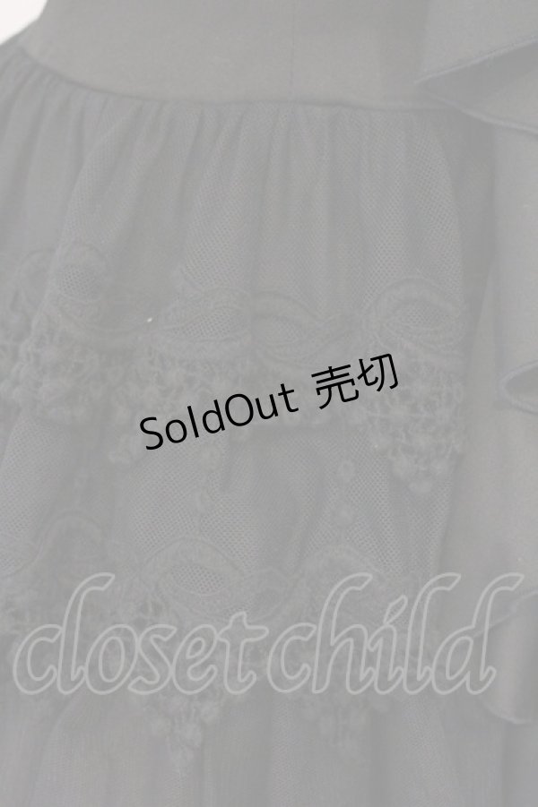 画像3: BPN / フリルベアミニワンピース M ブラック O-26-03-09-043-GO-OP-IG-OS (3)