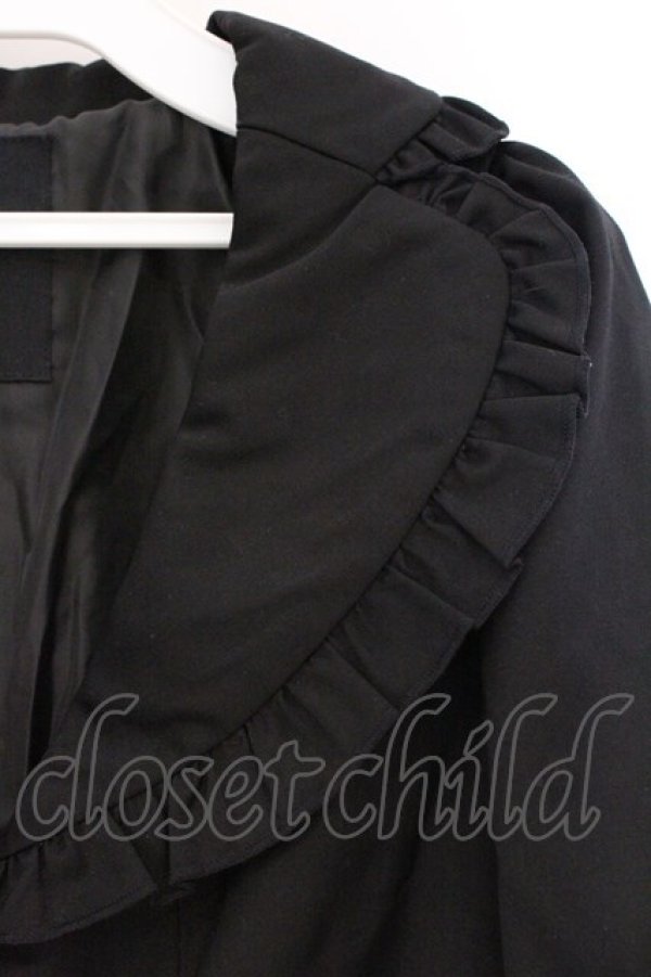 画像3: BPN / フリルハート襟ジャケット M ブラック O-26-03-09-046-GO-JA-IG-OS (3)