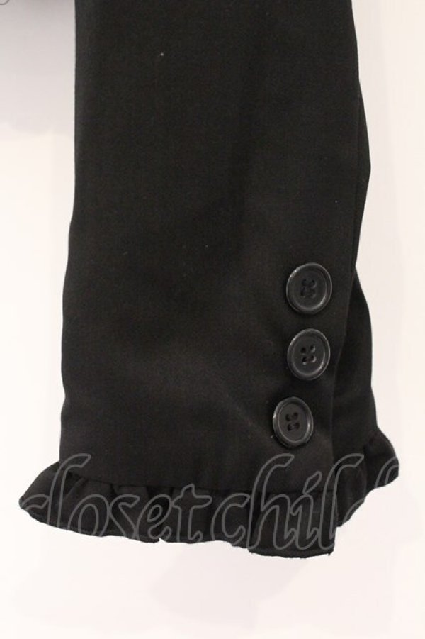 画像4: BPN / フリルハート襟ジャケット M ブラック O-26-03-09-046-GO-JA-IG-OS (4)